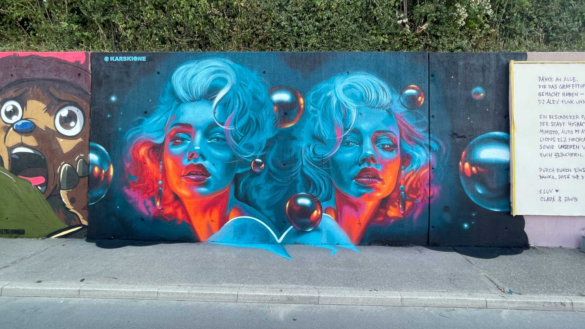 Mosbach Festival mural afgerond