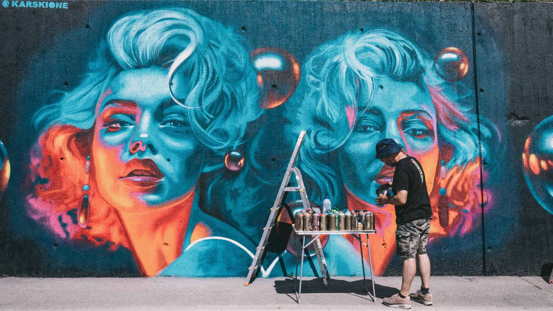 Mosbach Festival mural gefotografeerd door SNB Arch1ve