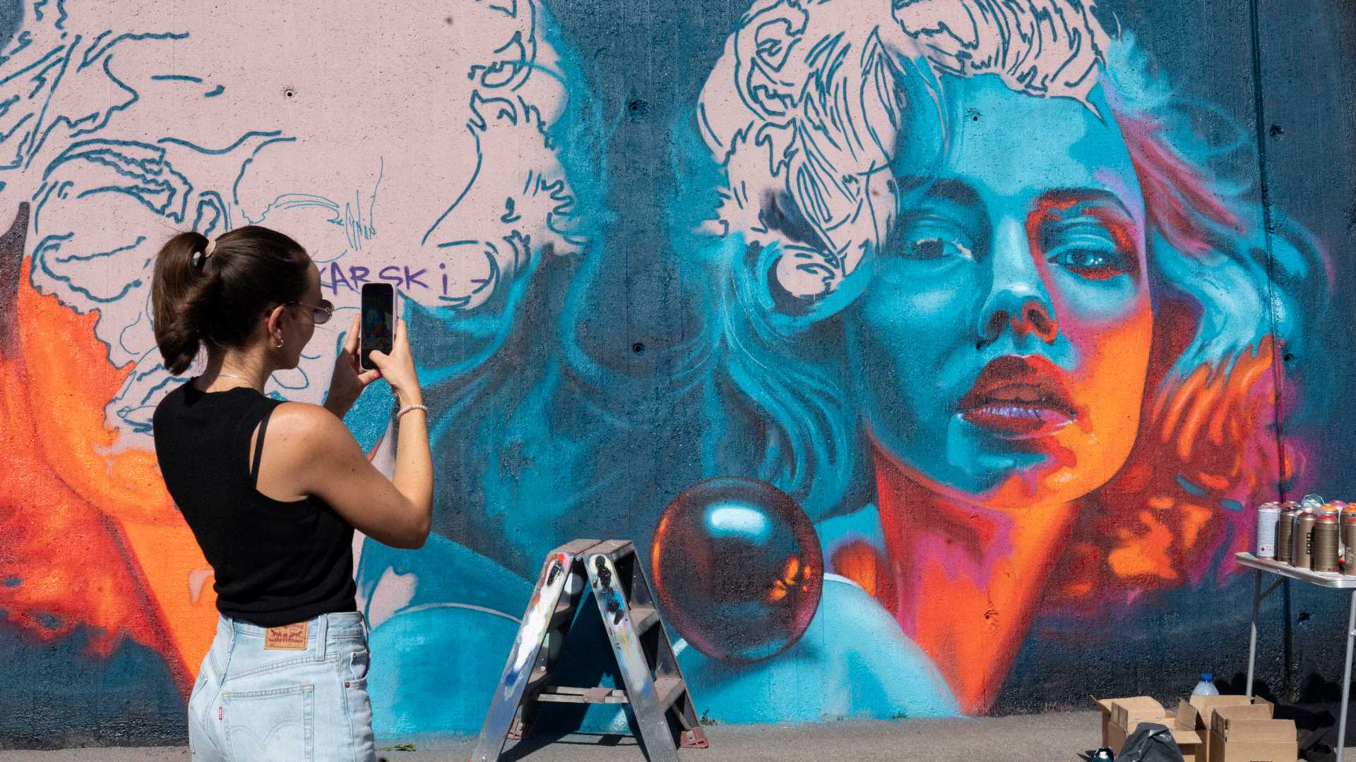 Mosbach Festival mural gefotografeerd door Txell