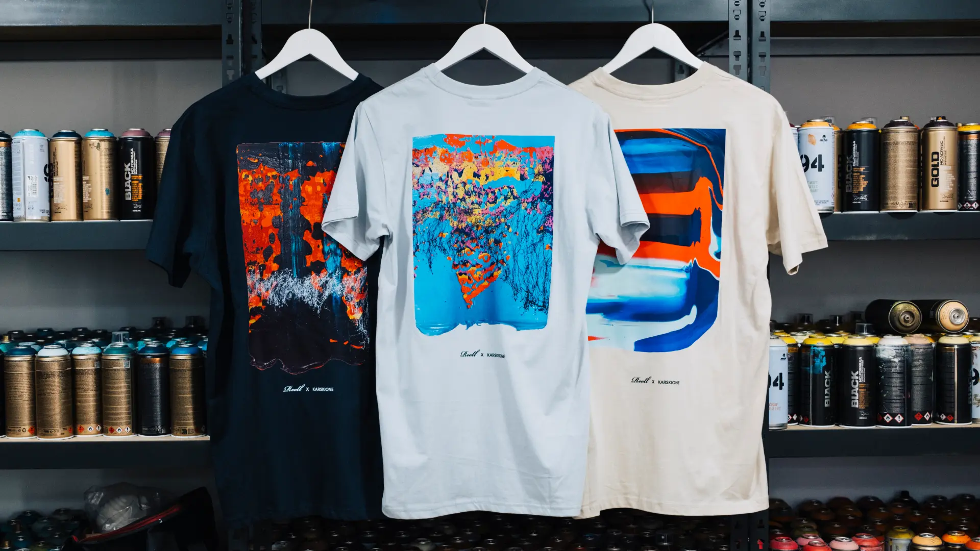 REELL t shirt met uiteindelijk design