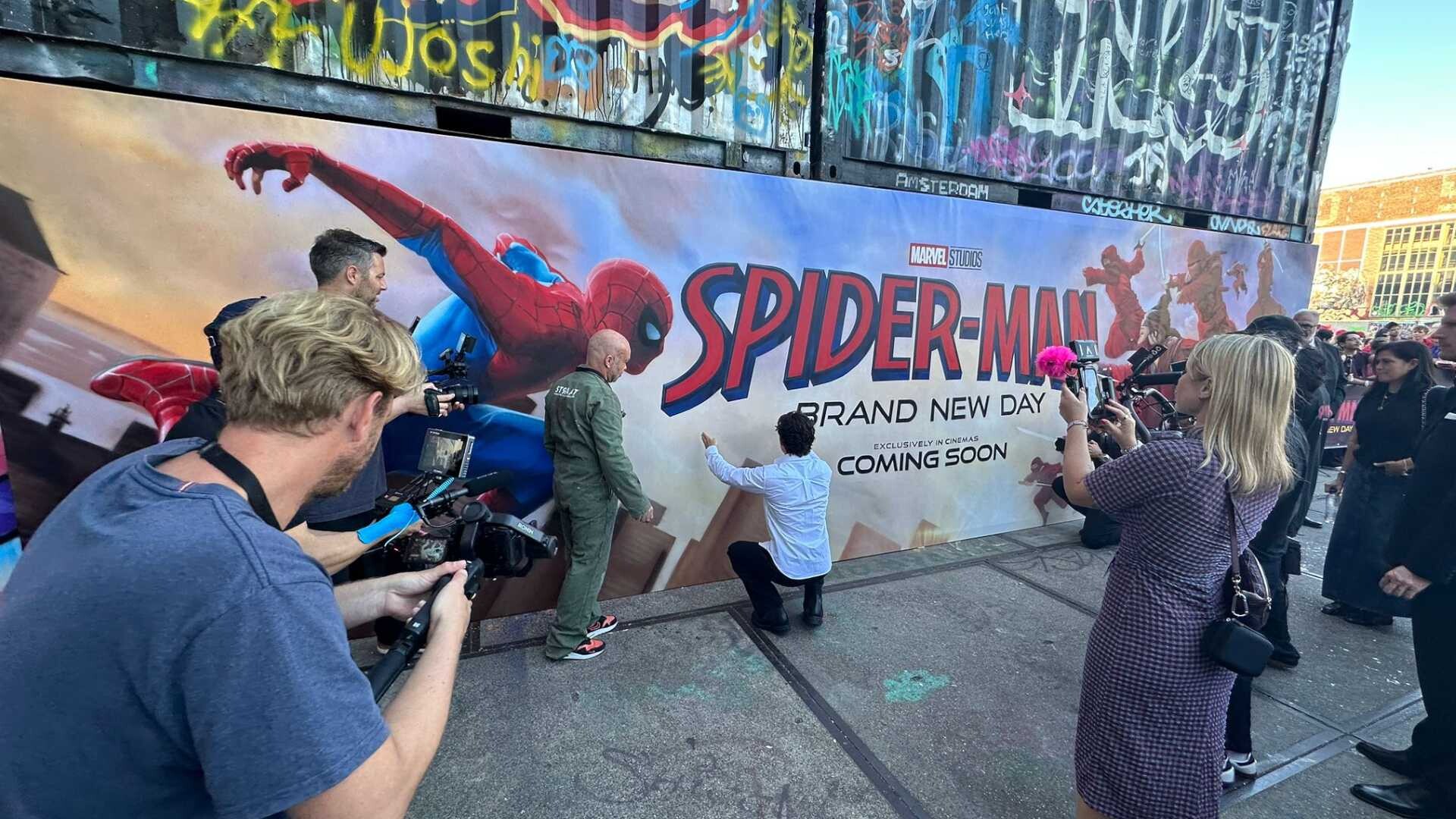 Spider Man Brand New Day Tom Holland Signing