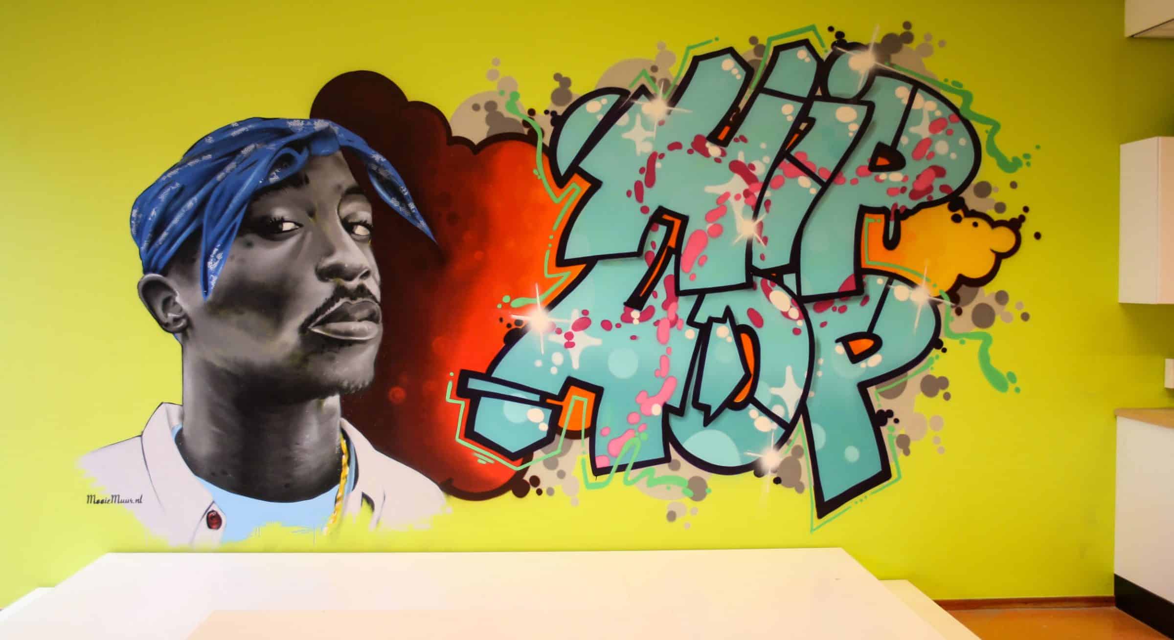 Muurschildering Hip hop