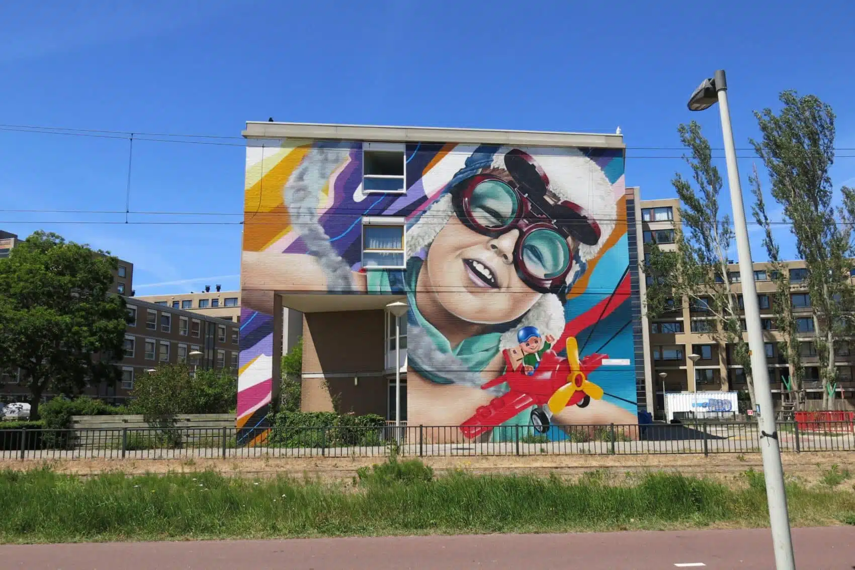Graffiti schildering Den Haag Karski and Beyond