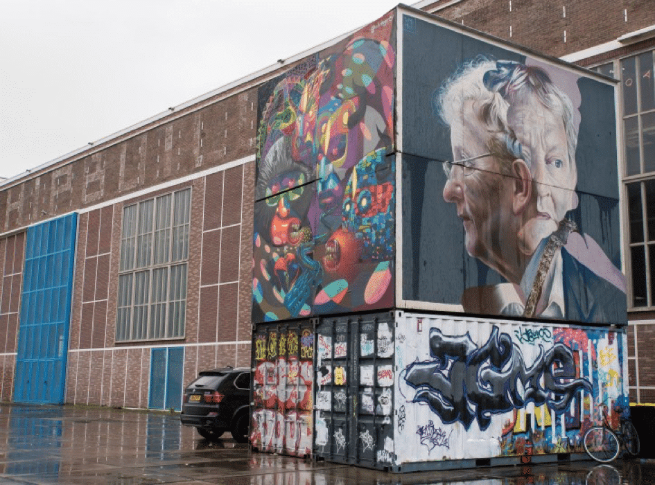 Street art ndsm amsterdam