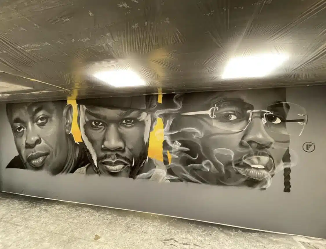 hiphop muurschildering graffiti karski mooiemuur