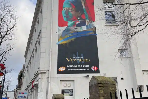 mural advertising mooiemuur rotterdam